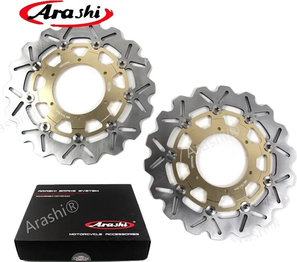 Disques de frein CNC or ultra résistants, système flottant de 320mm