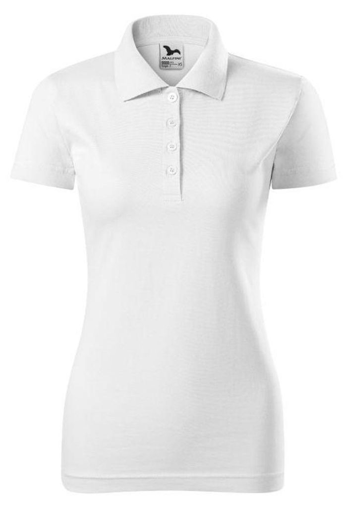 Malfini - Poloshirt für Damen, Single Jersey PP10029 (S) (Weiß)