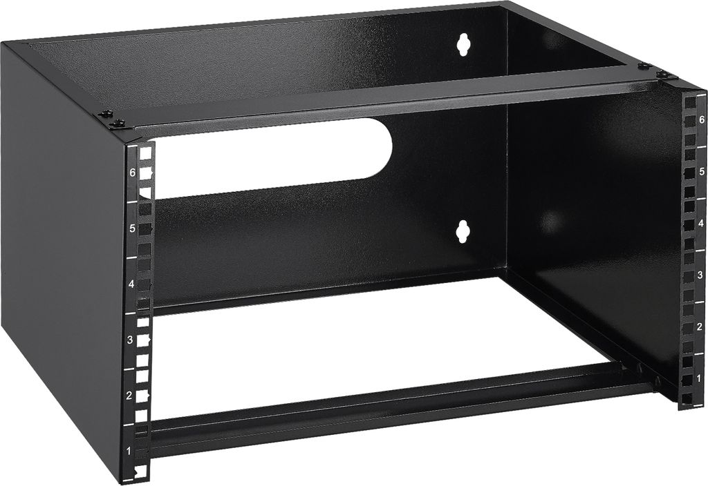 VEVOR 6U Netzwerk-Rack zur Wandmontage, 14 Zoll/355,6 mm Tiefe, 50 lbs/22,68 kg maximale Gewichtskapazität Server-Rack zur Wandmontage mit Käfigm...