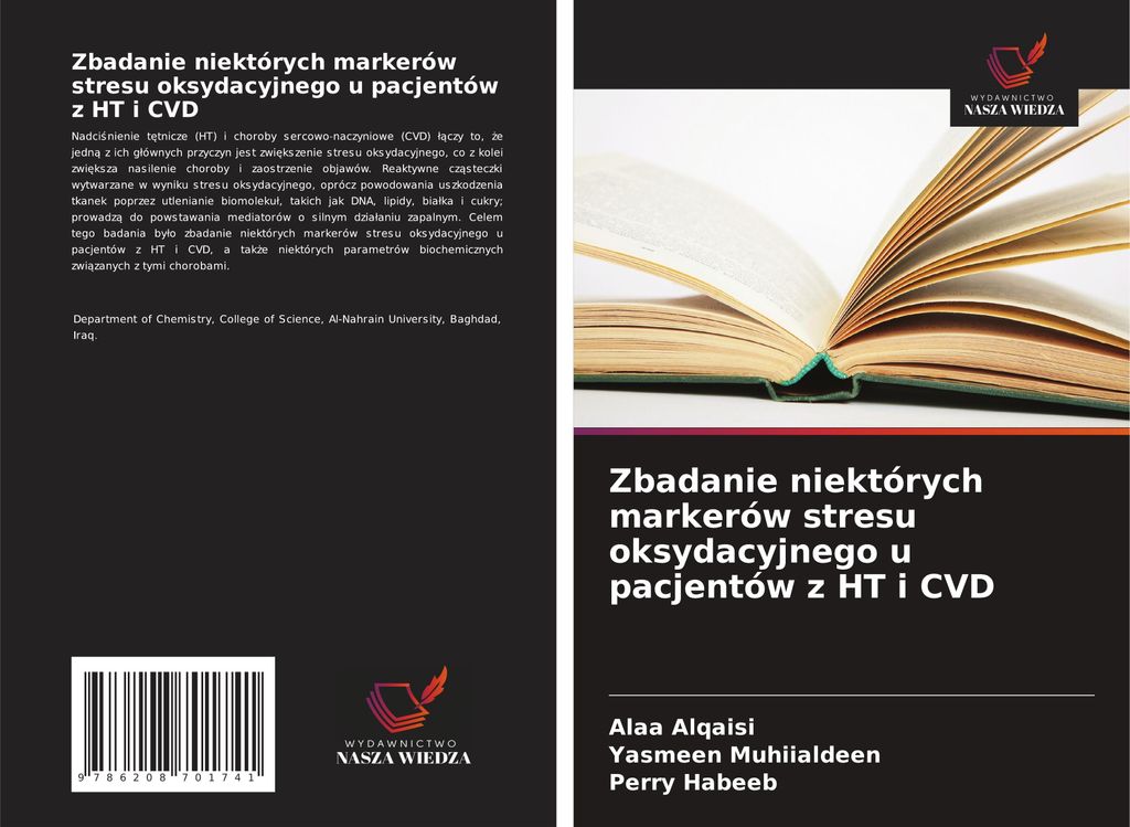 Zbadanie niektórych markerów stresu oksydacyjnego u pacjentów z HT i CVD