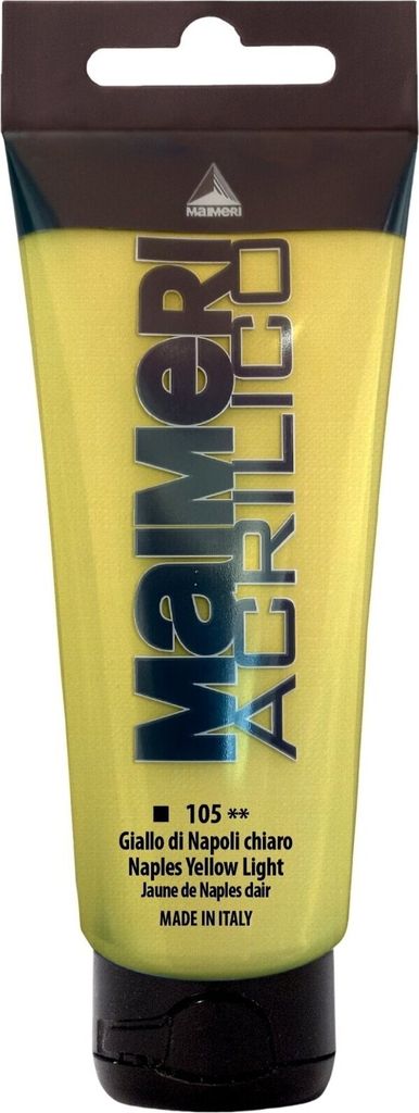 Maimeri Acrilico Acrylfarbe Naples Yellow Light 105 75 ml 1 stk