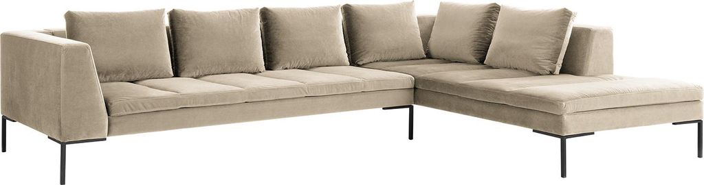 home24 Ecksofa mit Ottomane