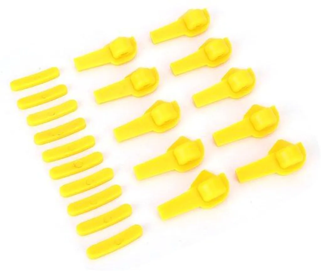 Protection de pneu vélo tête de canard jaune, lot de pièces de rechange