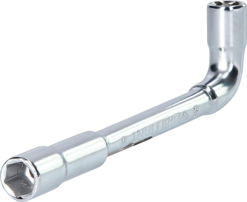 Brilliant Tools Doppel-Steckschlüssel, gekröpft, 8 mm