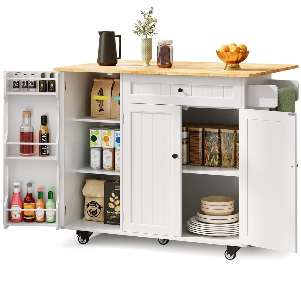 BEALIFE Carrello da cucina con ripiano estraibile, 3 Immagine del prodotto 