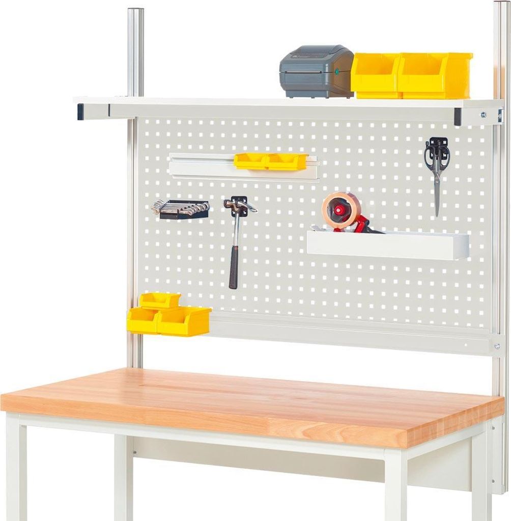 Rau System-Aufbau Komplettset 01, für Produktbreite 1250 mm, RAL7035/RAL7035