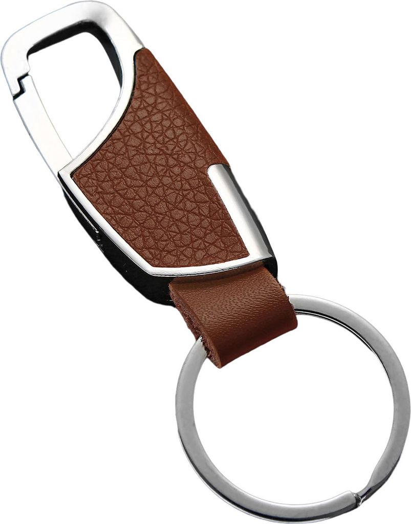 Schlüsselanhänger Mehrzweck-Schlüsselanhänger mit glatter Textur, ergonomisch, wiederverwendbar, galvanisch, dekorativ, Kunstleder, für Herren...