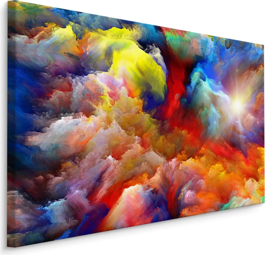 Carta da Parati Tela 100x70 cm XXL - Astrazione Cielo Duratura
