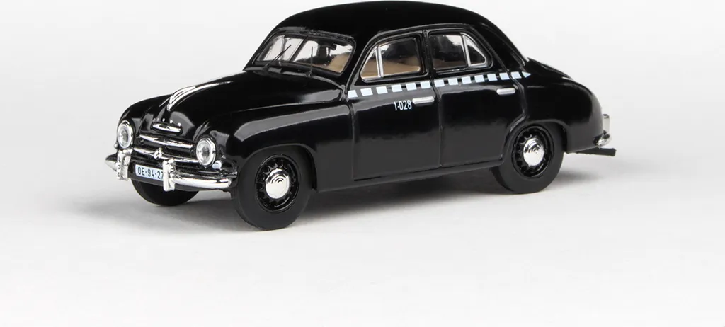 Skoda 1201 Taxi 1956 Noire Abrex 1:43 - Trouvez enfin cette Pièce Rare