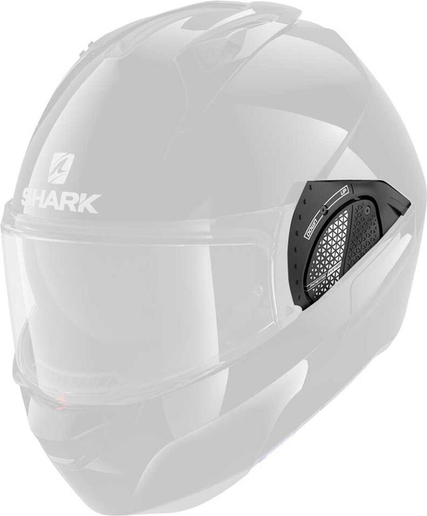 Shark Evo Gt Helm-seitenplatten Durchsichtig Durchsichtig One Size