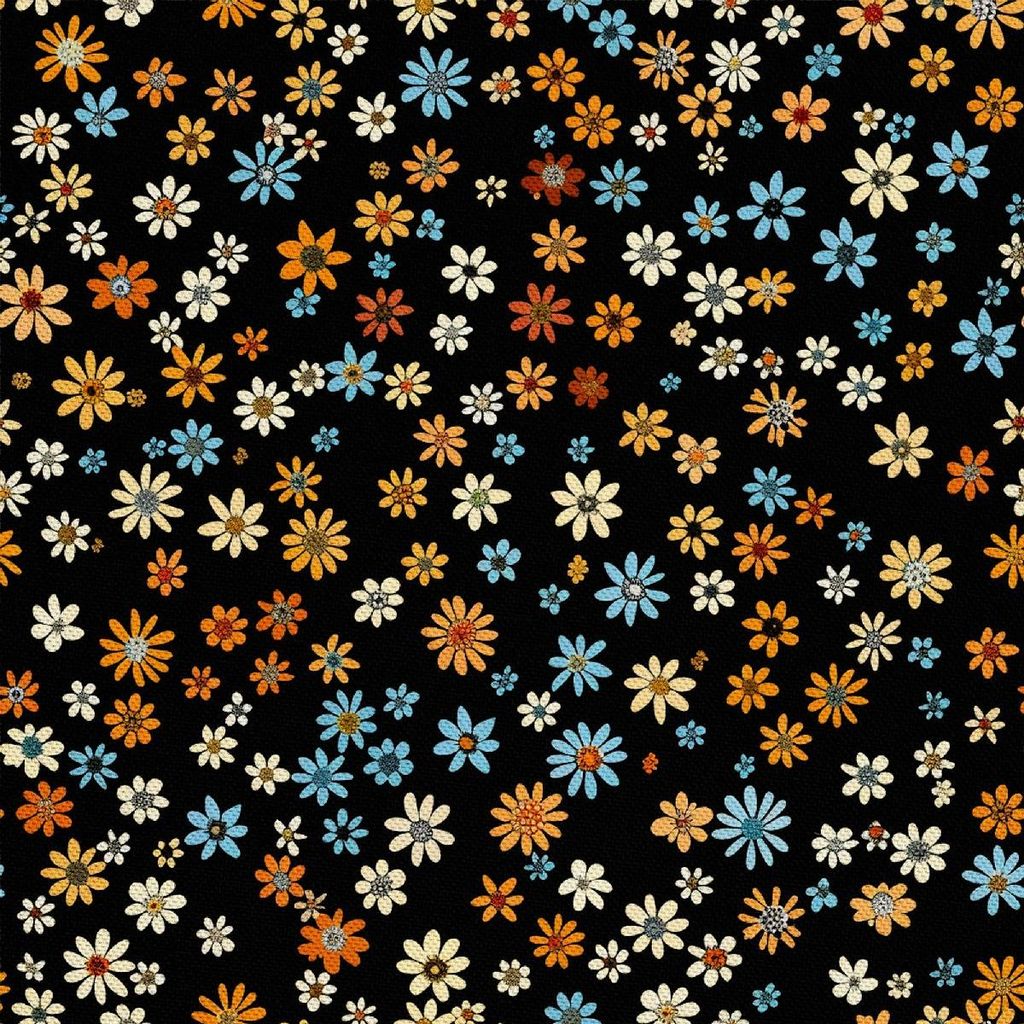 OUTDOOR DEKOSTOFFE OXFORD - Motiv Blumen I DX5287