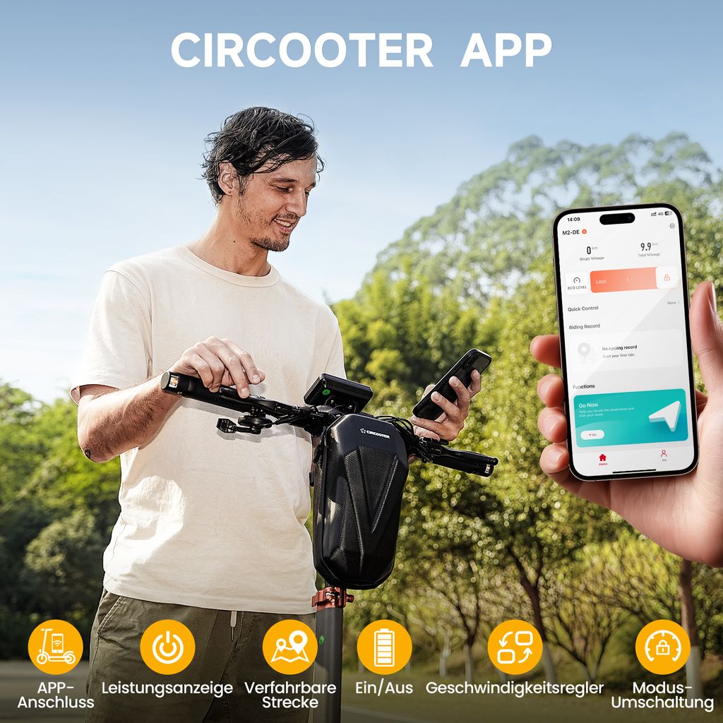 Elektroscooter offroad E-Scooter 10 Zoll, 48V 80km Produktbild 6