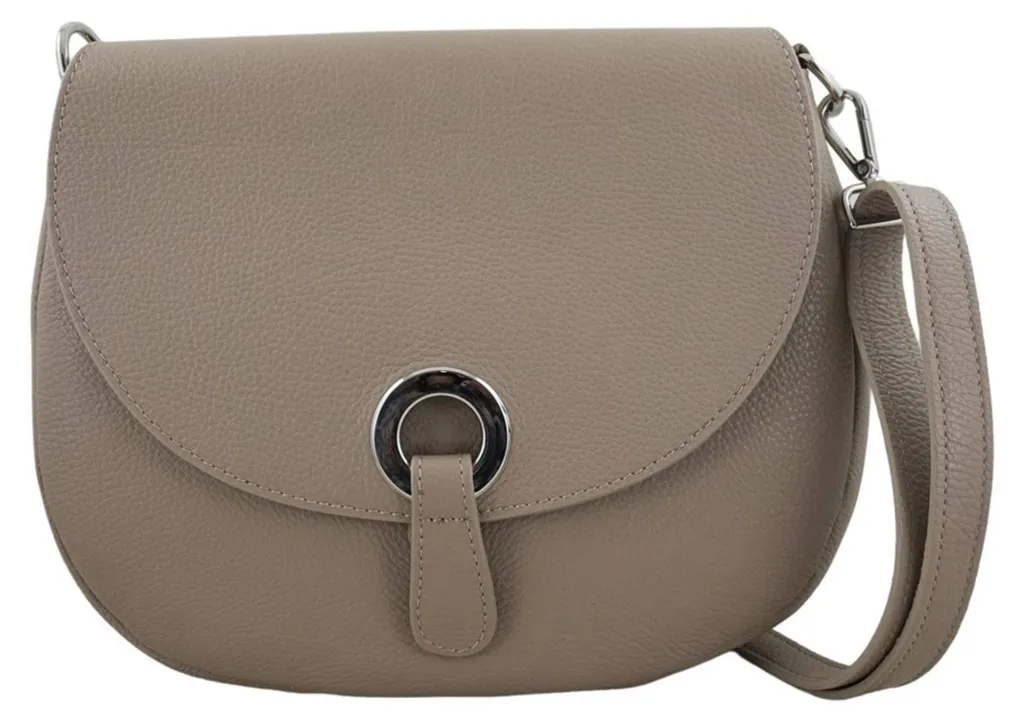 Sac Porté Épaule Barberini's 6412 en Cuir Grainé avec Finitions Luxe