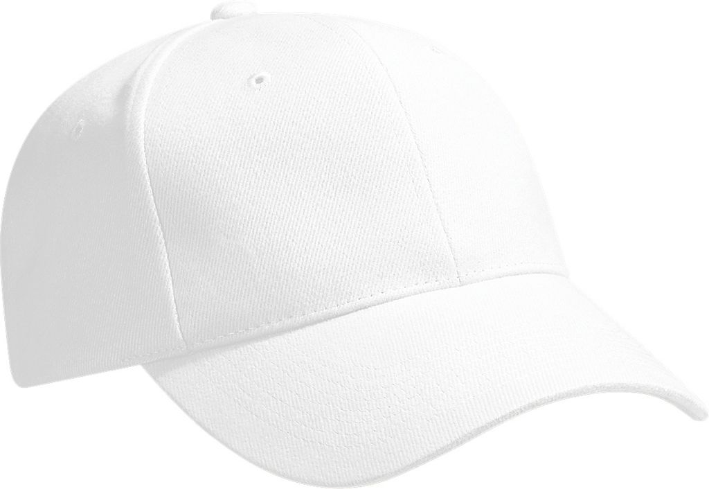 Beechfield Uni Baseballkappe Pro-Style (2 Stück/Packung) RW6719 (Einheitsgröße) (Weiß)