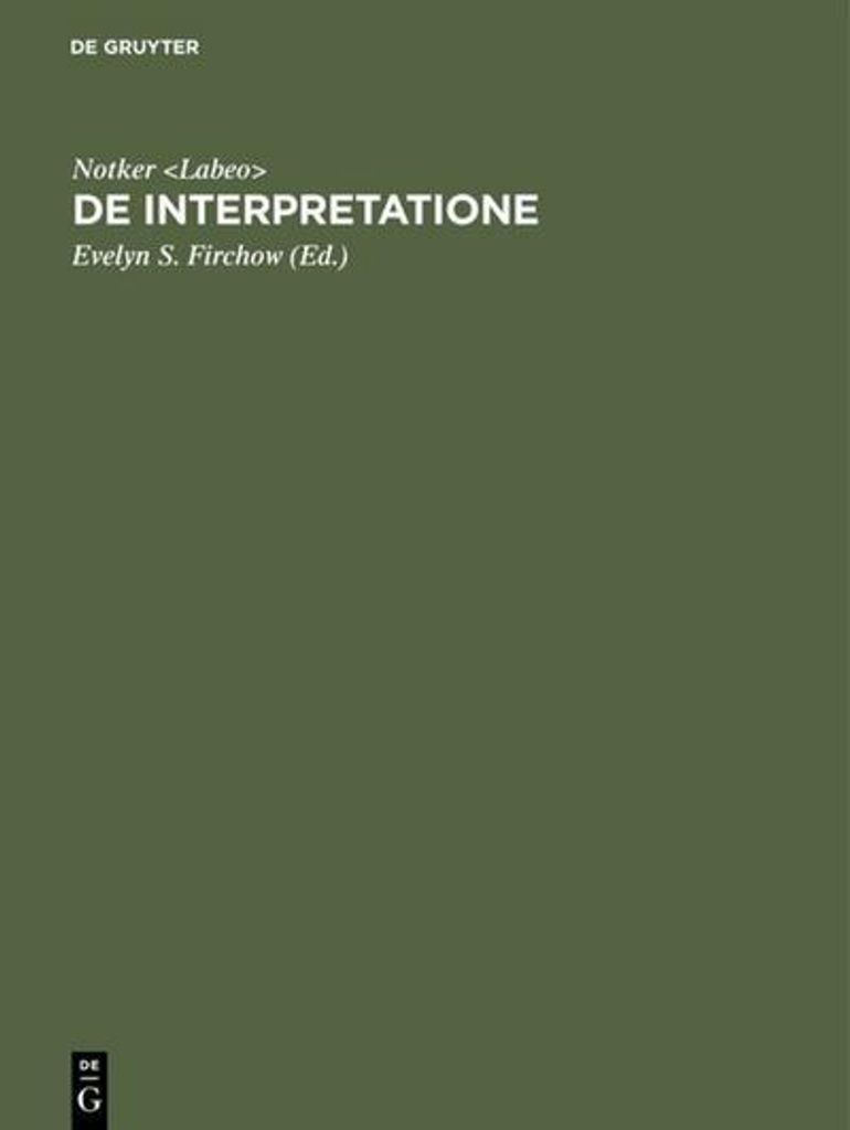 De interpretatione