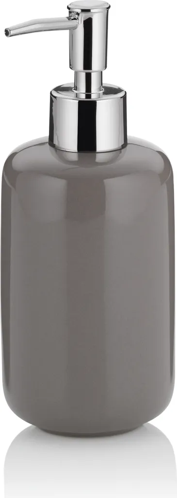 KELA Distributore di sapone ISABELLA in Vetroceramica grigio-marrone KL-20506