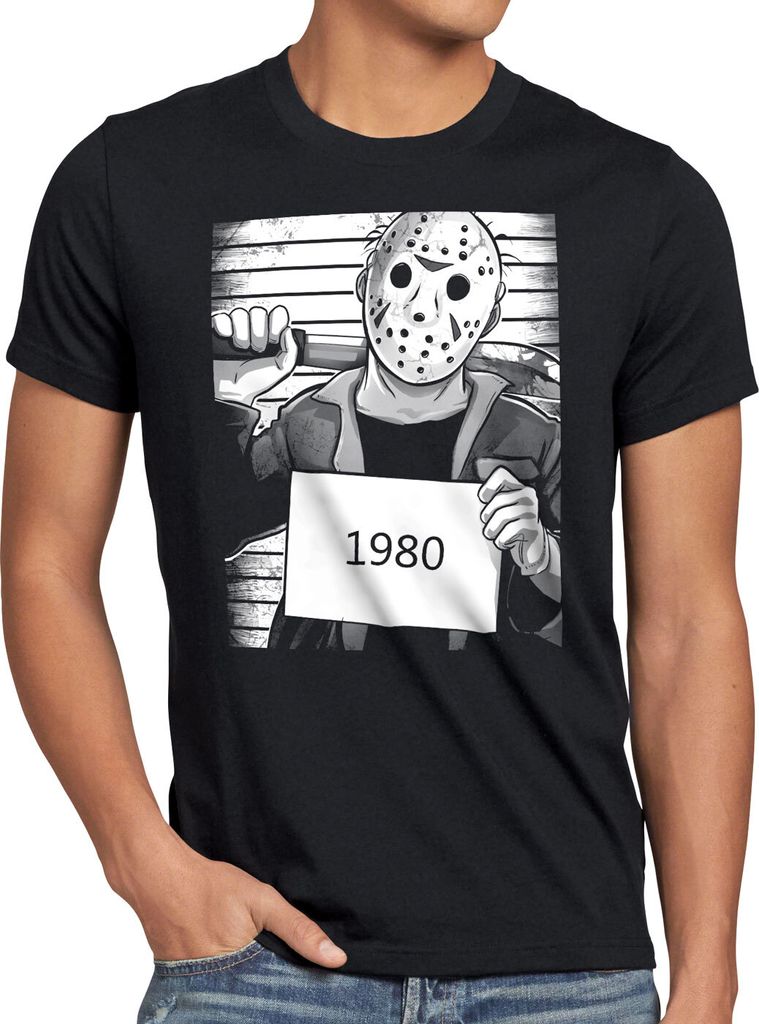 style3 Jasonn 1980 Herren T-Shirt halloween horror voorhees