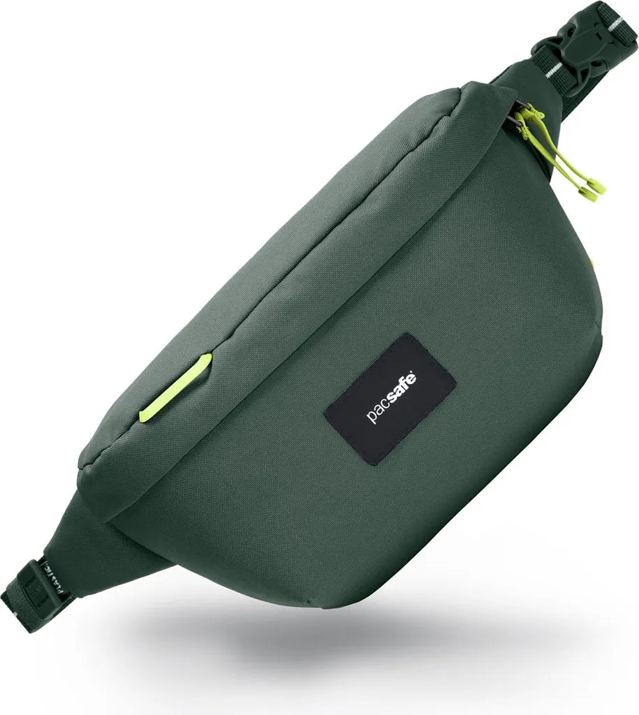 Petit Sac à Bandoulière Antivol Pacsafe GO Sling Pack Vert de 2,5 Litres