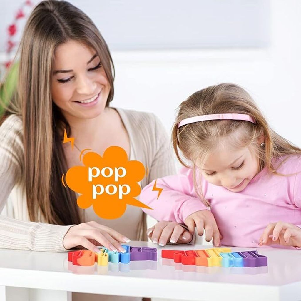 GKA XL Push it Pop it Bubble Einhorn Spielzeug Fidget Produktbild 2