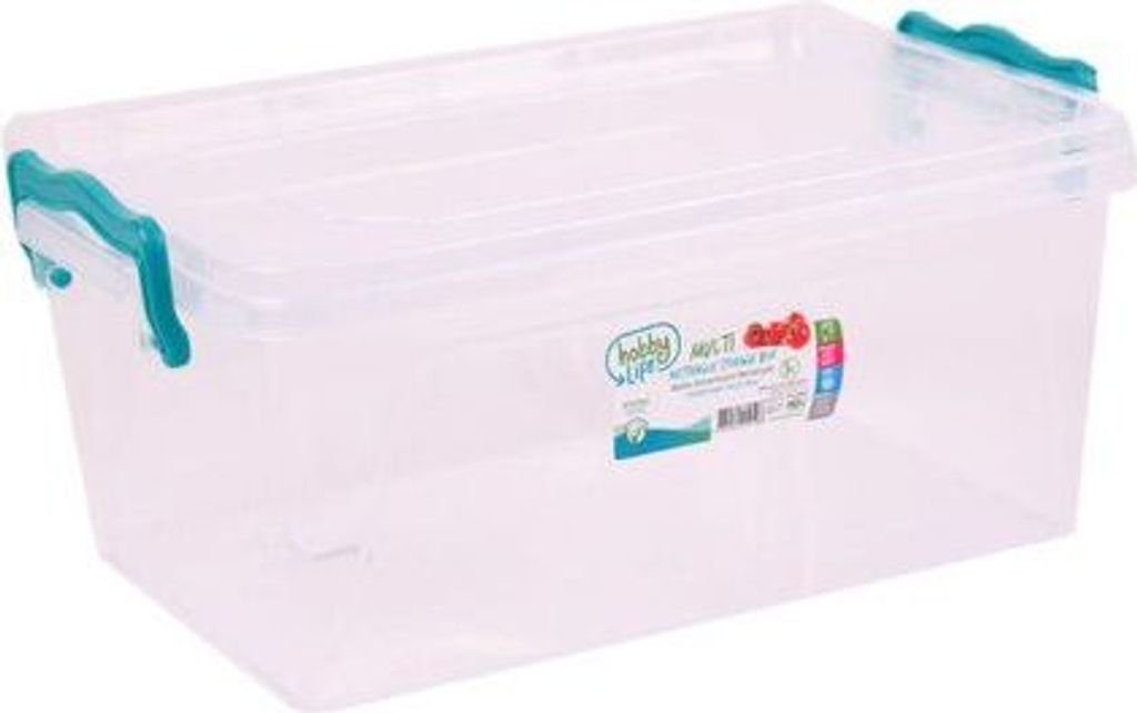 Aufbewahrungsbox Aufbewahrungsbehälter Transparentbox Kunststoffbox Klappbox Plastikbox mit Deckel 8L