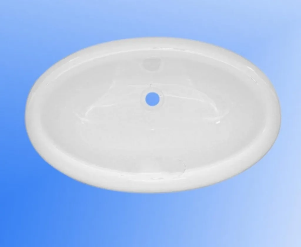 Évier de camping-car compact blanc 450 mm idéal pour cuisine de bateau - 7