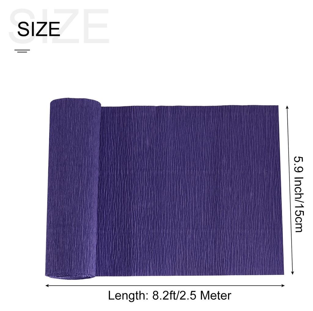 Krepppapier 15 x 250 cm Crepe Paper Kr?uselpapier Seidenpapier Floristenkrepp Schulpapier Kreppband Papier zum Basteln Dekoration Geschenk Verpacku...