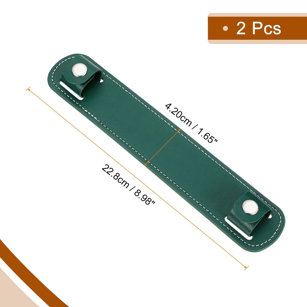 2 Stš¹ck Schulterpolster 22,8x4,2cm(LxW) Leder Schultergurt Polster, Abnehmbare Rutschfeste Gurtabdeckungen Taschenzubeh?r fš¹r Tragetaschen Ru...