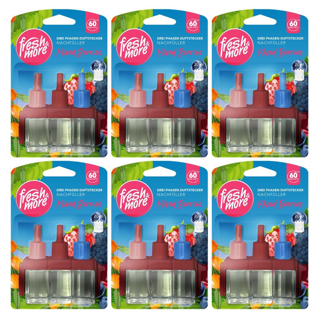 Fresh & More Nachfüllflakons 6x20ml - Kompatibel mit Produktbild 