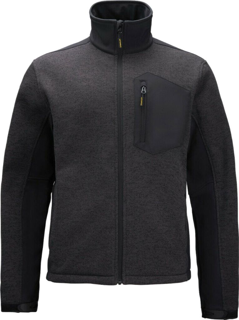 Stanley - "Brady" Fleecejacke für Herren RW8186 (S) (Schwarz)