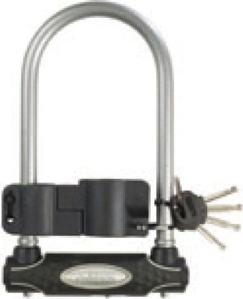 Master Lock Bügelschloss 8195 grau mit Halter 13 x 210 x 110 mm