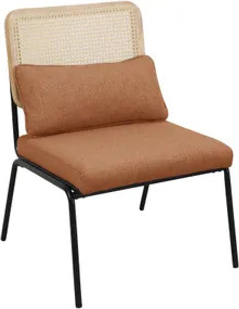 SVITA SVEA Loungesessel Rattansessel Retrosessel Rattan vintage Braun