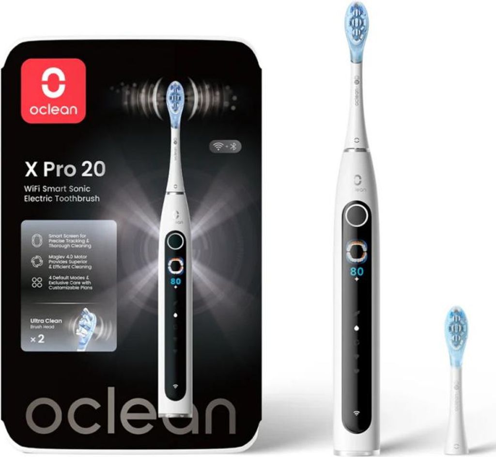 Oclean X Pro 20, Dorosły, Soniczna szczoteczka do zębów, Zdjęcie produktu 