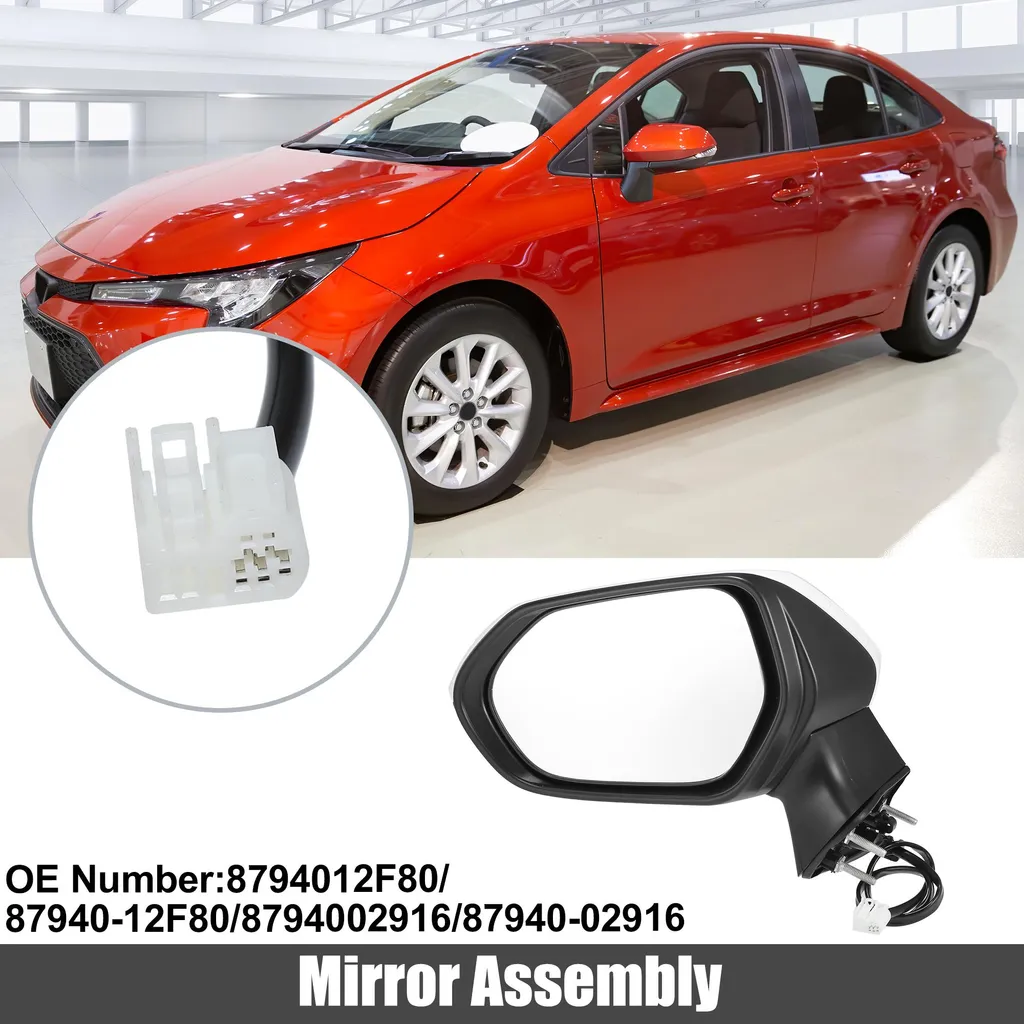 Rétroviseur gauche Toyota Corolla 2020-2022 Blanc 3 Broches 8794012F80