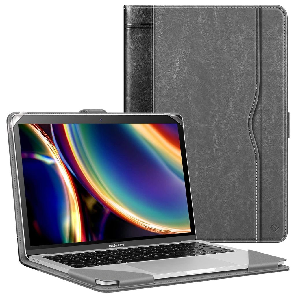 Fintie Hülle Kompatibel mit MacBook Air 13.6 (2026-2022 M5 M4 M3 M2), MacBook Air 13 (2020-2018 M1) / Pro 13 (2022-2016 M2 M1), Folio Book Schutzh...