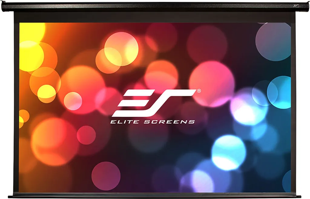 Écran motorisé Elite Screens 16:9 fini les plis et reflets en projection