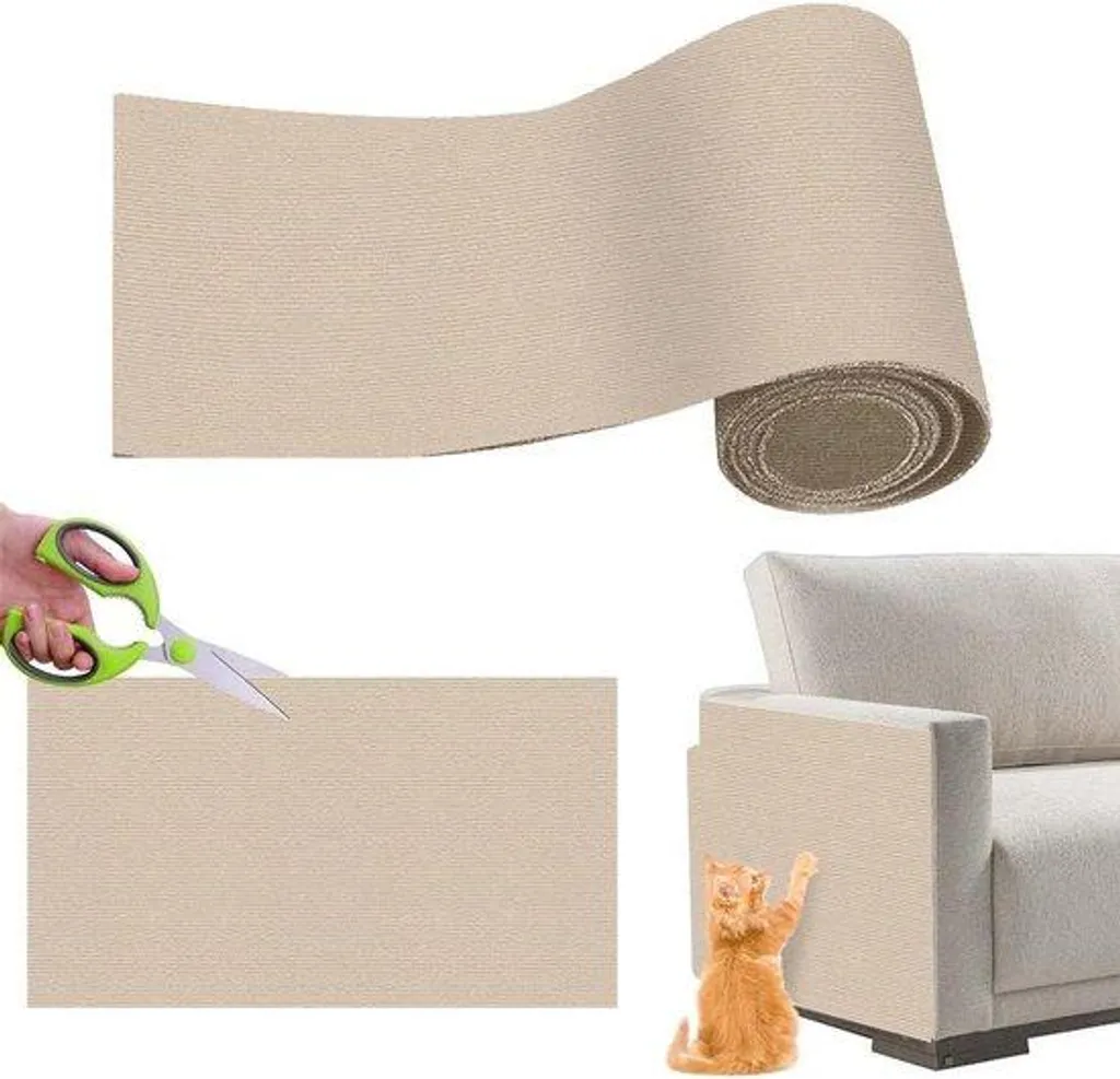 Tapis d'escalade pour chats autocollant 40 x 200 cm pour mur et meuble