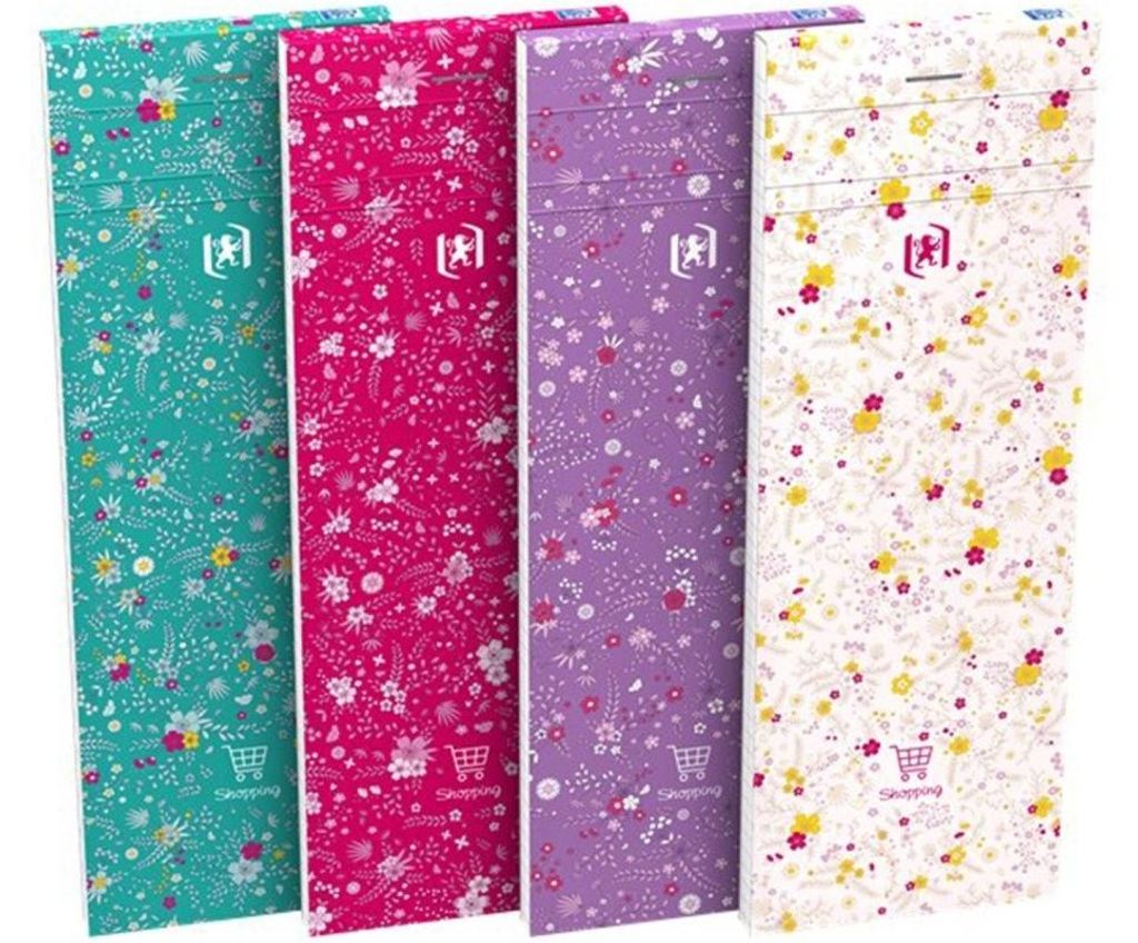 Oxford GO Floral Shoppingplaner 74x21 cm kopfgeleimt 10Stk Produktbild 