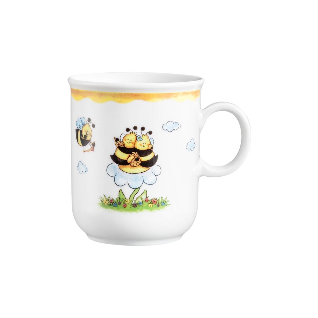 Set De Vaisselle Enfant Seltmann Weiden Compact - Abeilles Affairées - Porcelaine - Neuf