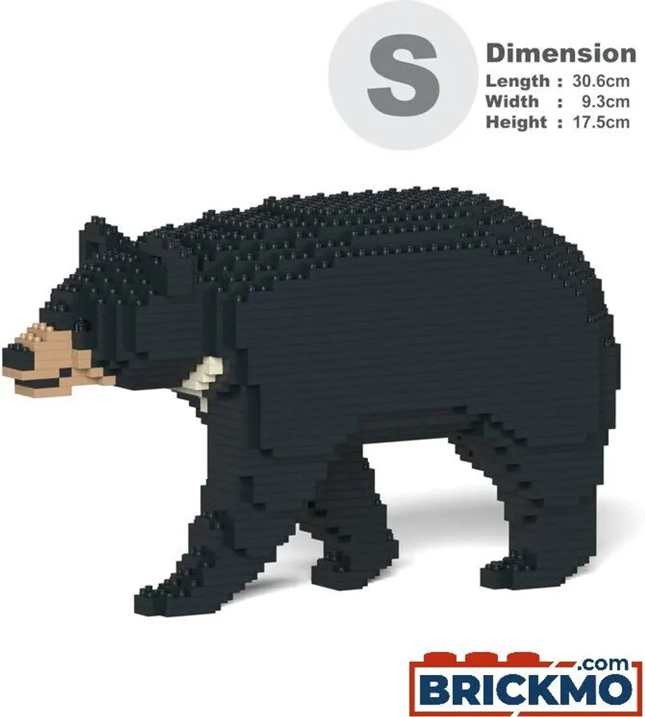 Puzzle 3D Ours noir de Formose JEKCA briques de construction 3D