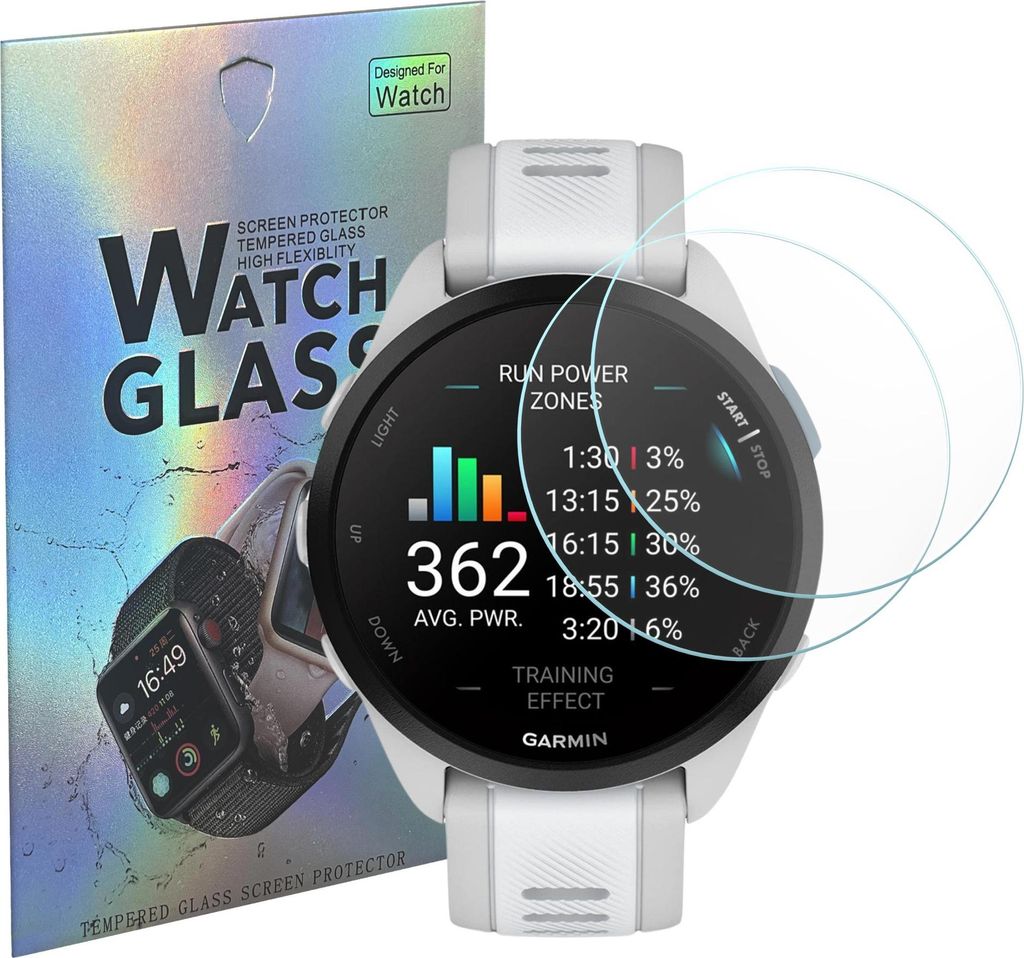 Szkło hartowane do Garmin Forerunner 165 / Forerunner 165 Zdjęcie produktu 
