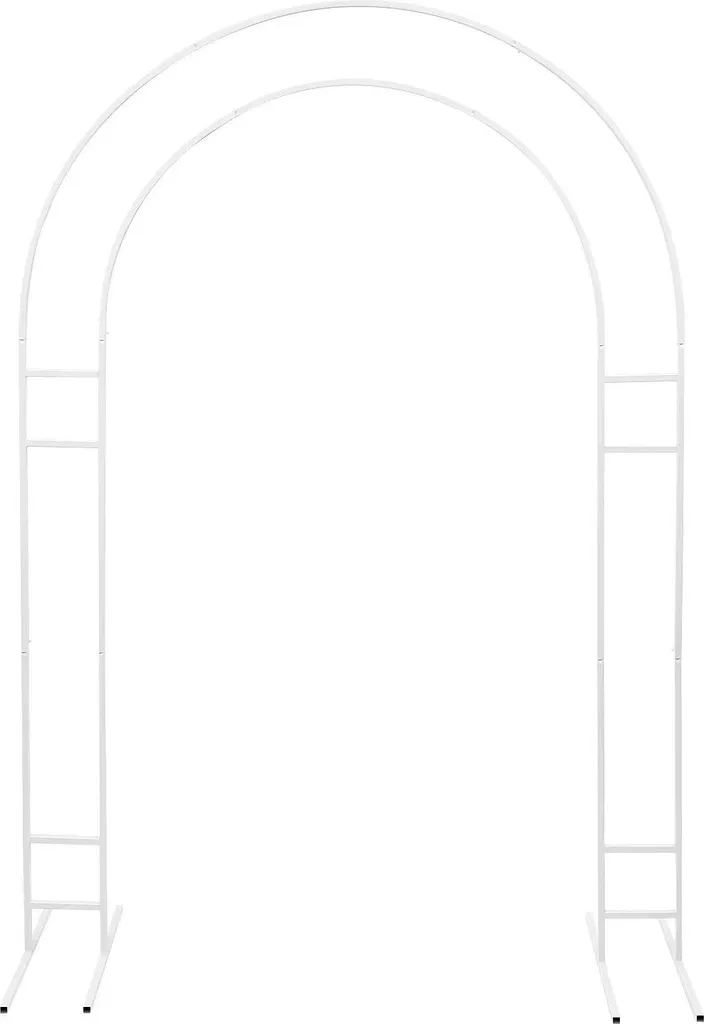 Arche pour Cérémonie Laïque Blanche 2,2 m - Support Photobooth Acier