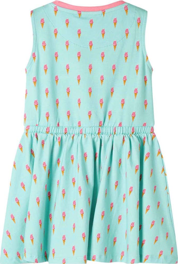 vidaXL Kinderkleid mit Kordelzug Helles Minzgrün 116 Produktbild 