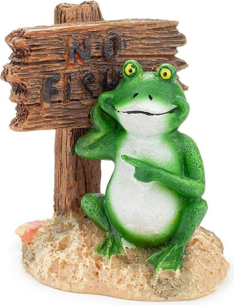 Happet - Aquarium Dekoration Frosch 6,5 cm Happet