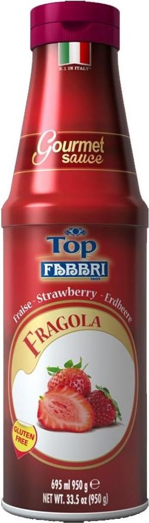 Fabbri gourmet sauce Topping Fragola Erdbeere 950g Produktbild 