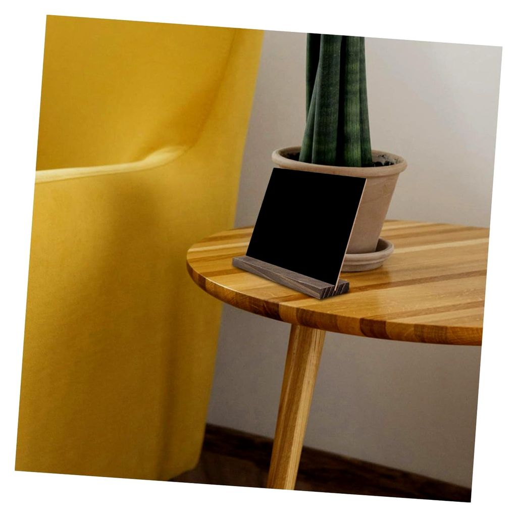2 Stück Holz Kreidetafeln mit Tischaufstellern Wiederverwendbare Beschreibbare Schiefertafeln für Bar Party Hochzeit Dekorative Desktop Messagesc...