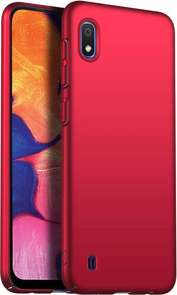 Galaxy A10 Hülle, LaimTop Ultra Dünn Hart PC Matt Handyhülle Anti-Slip Anti-Fingerabdruck Schutzhülle für Samsung Galaxy A10 Rot