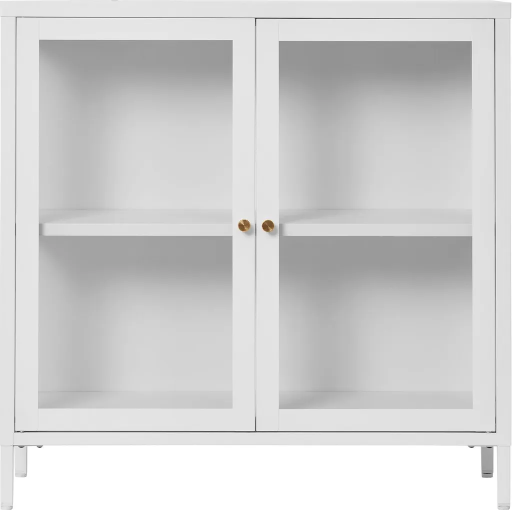 Buffet Dalby blanc idéal pour organiser votre vaisselle avec style