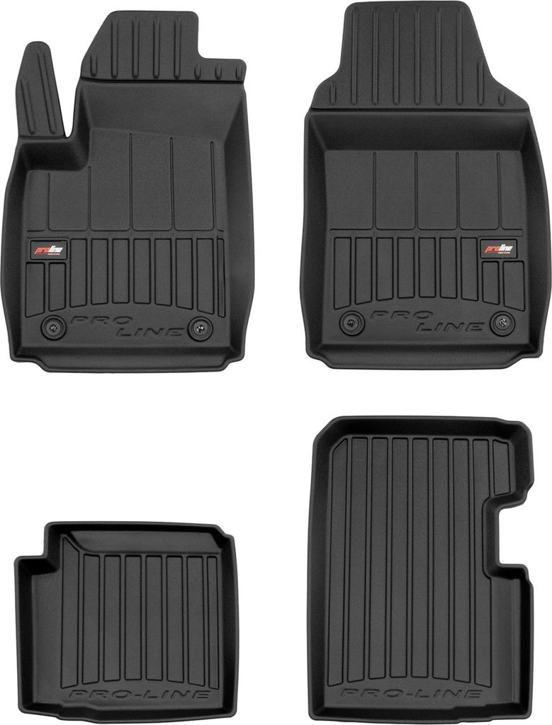 FROGUM Gummimatten Autofussmatten für Fiat 500 ab 2020