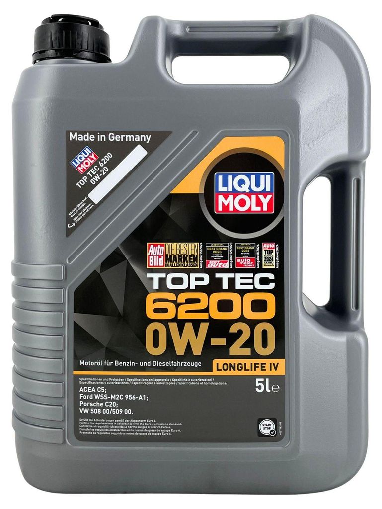 LIQUI MOLY Top Tec 6200 0W-20 Motoröl 5 l Produktbild 