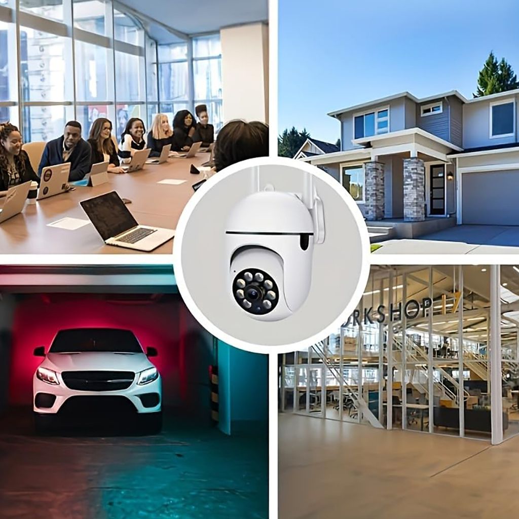 BOYKEEP 2 Stück Überwachungskamera 2,4 GHz WLAN 360 ° Produktbild 8